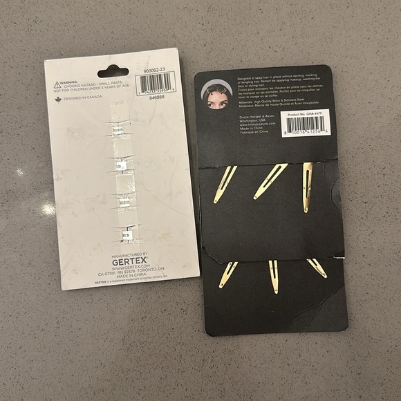 NEW 2 SETS No crease creaseless salon clips 10 total Blue, Cream, Tortoise - Picture 4 of 4